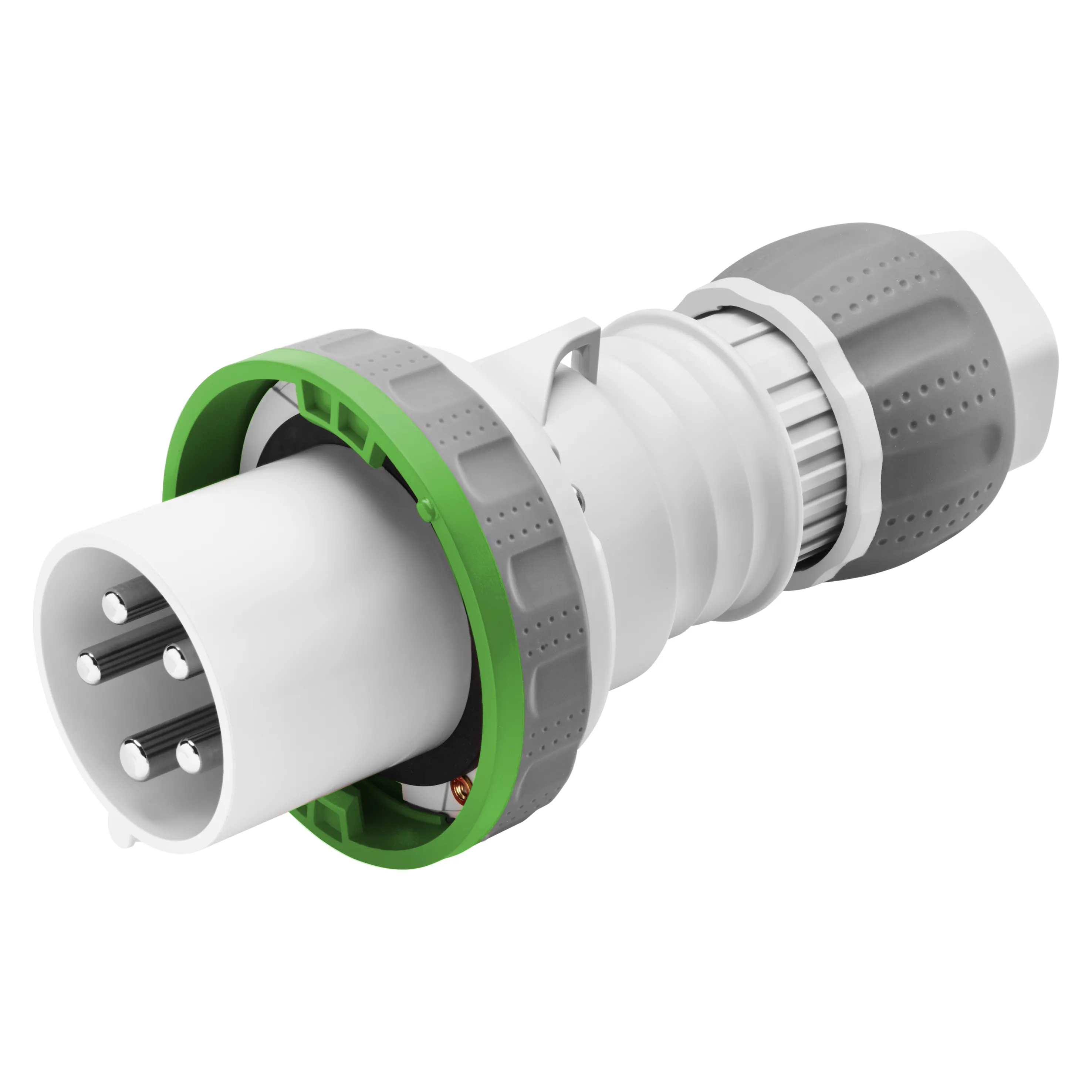 Fisa Dreapta HP IP66/IP67/IP68/IP69 3P+E 125A >50V >300-500Hz Verde 2H Terminal Manta Gewiss GW60674H