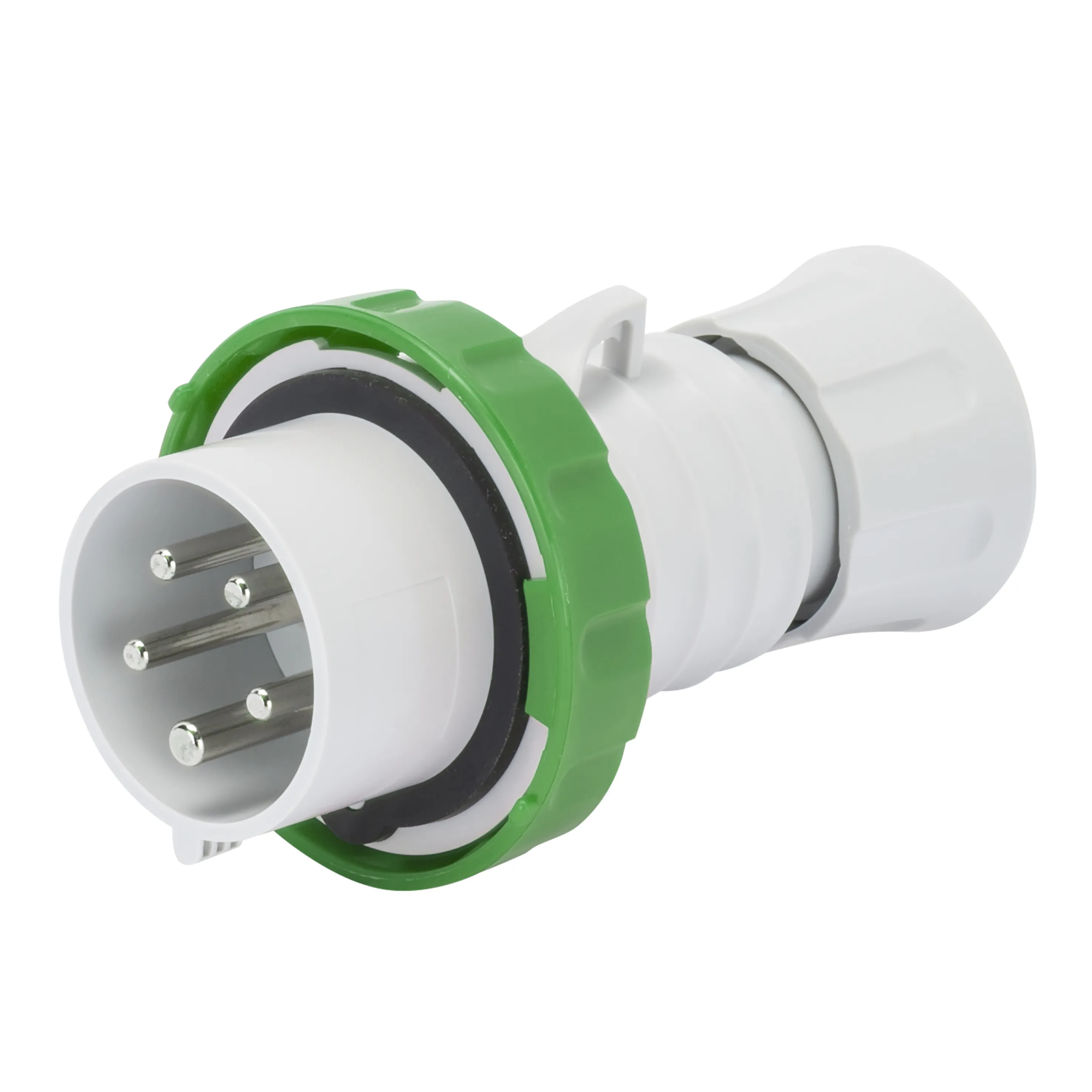 Fisa Dreapta HP IP66/IP67/IP68/IP69 3P+E 32A >50V > 300-500Hz- Verde 2H Cablaj Cu Surub Gewiss GW60759H