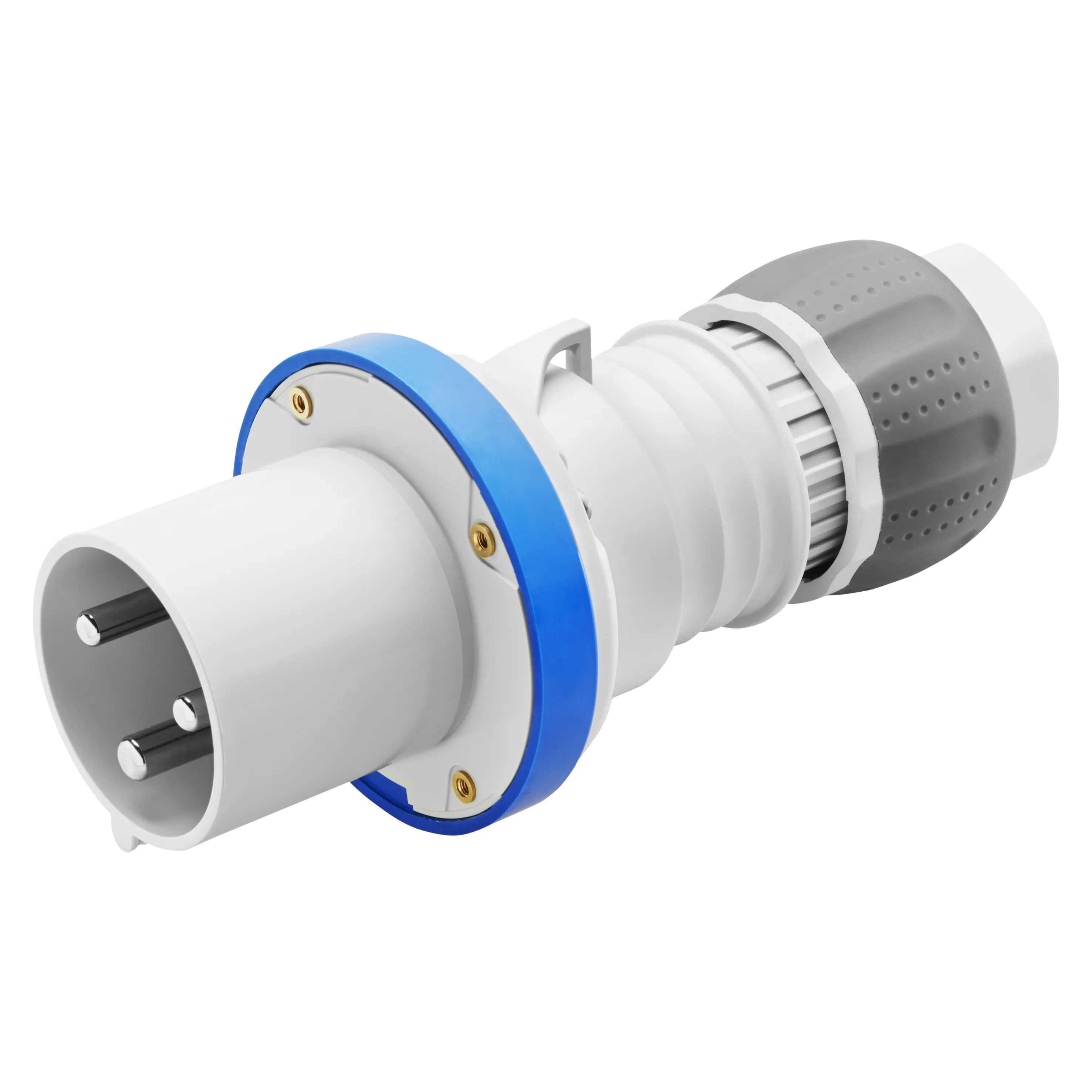 Fisa Dreapta HP IP44/IP54 2P+E 63A 200-250V 50/60Hz Albastru 6H Terminal Manta Gewiss GW61016H