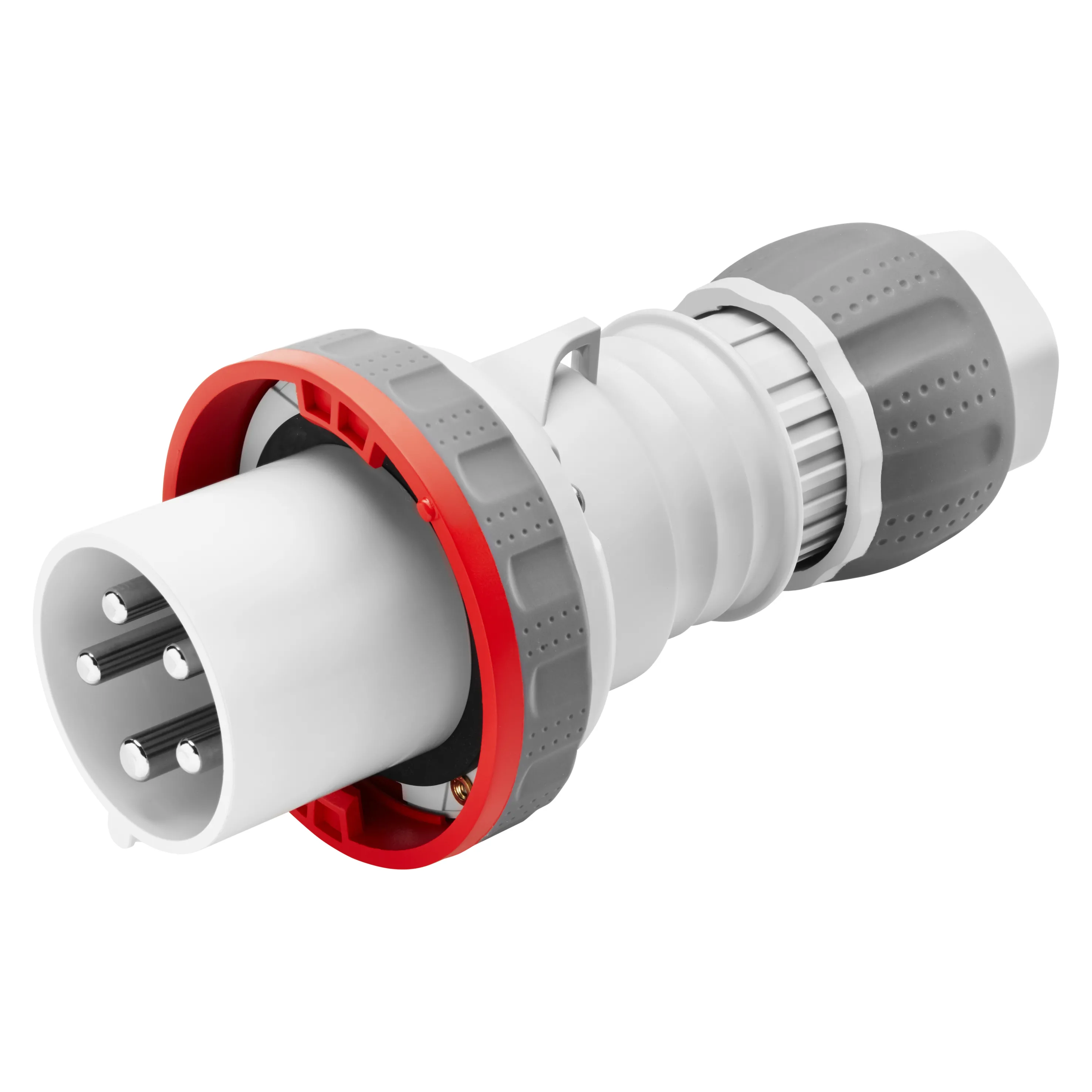 Fisa dreapta hp ip66/ip67/ip68/ip69 3p+e 63a 440-460v 60hz rosu 11h terminal manta gewiss gw61065h