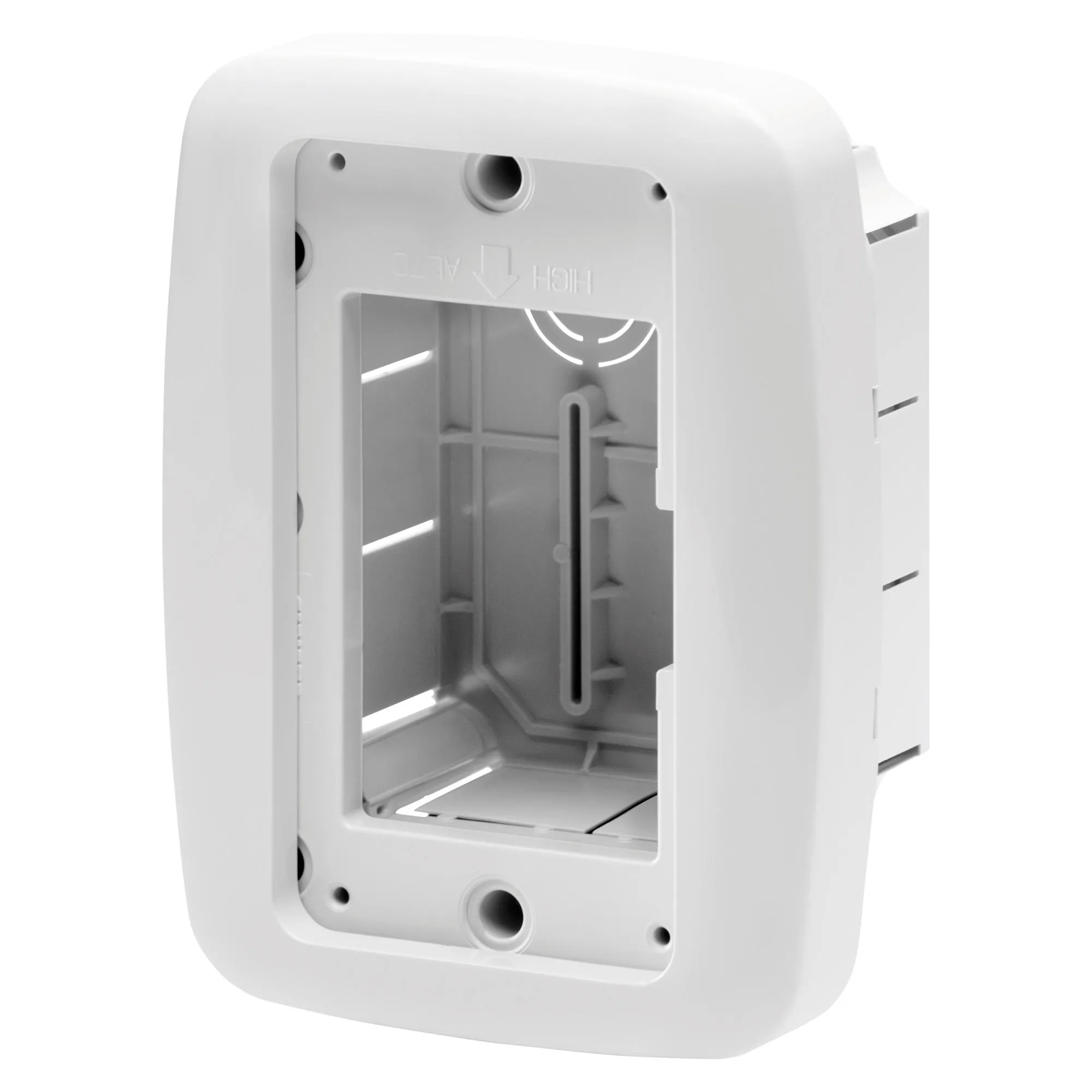 Cutie De Montaj Incastrata Cu Priza Fixa Compacta Si Etansa Cu Montare Pe Cadru IP55 Gewiss GW66498