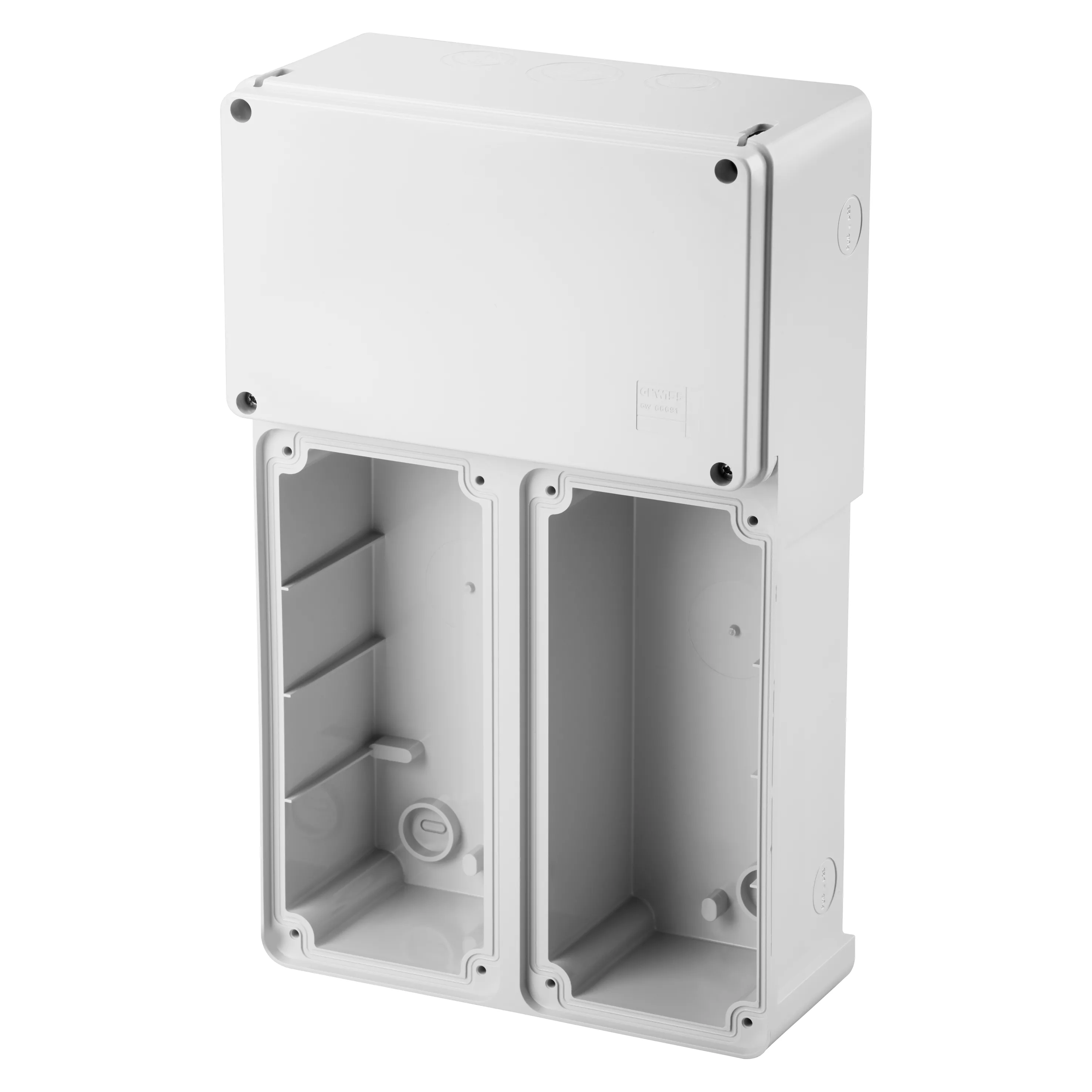 Baza Modulara Pentru Montarea Combinatiei De Prize Verticale Fixe 2 16/32A Sbf IP55 Gewiss GW66691