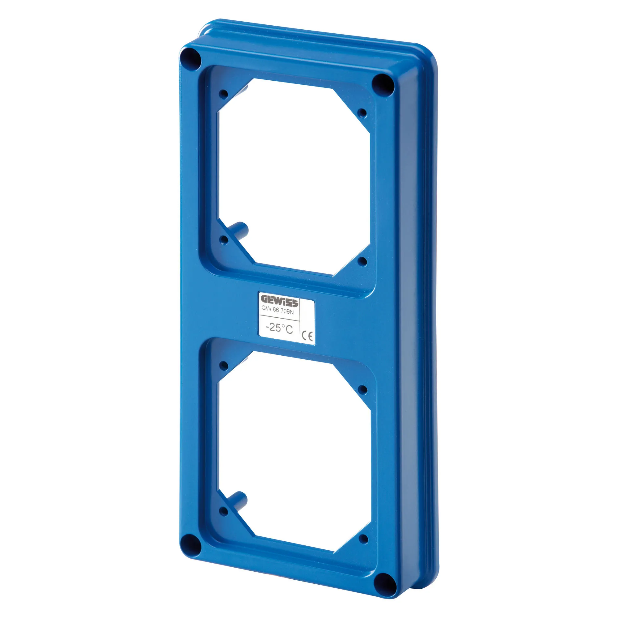 Capac Cu Flansa Montat Pentru 2 Capace Sbf IP67 Gewiss GW66709N