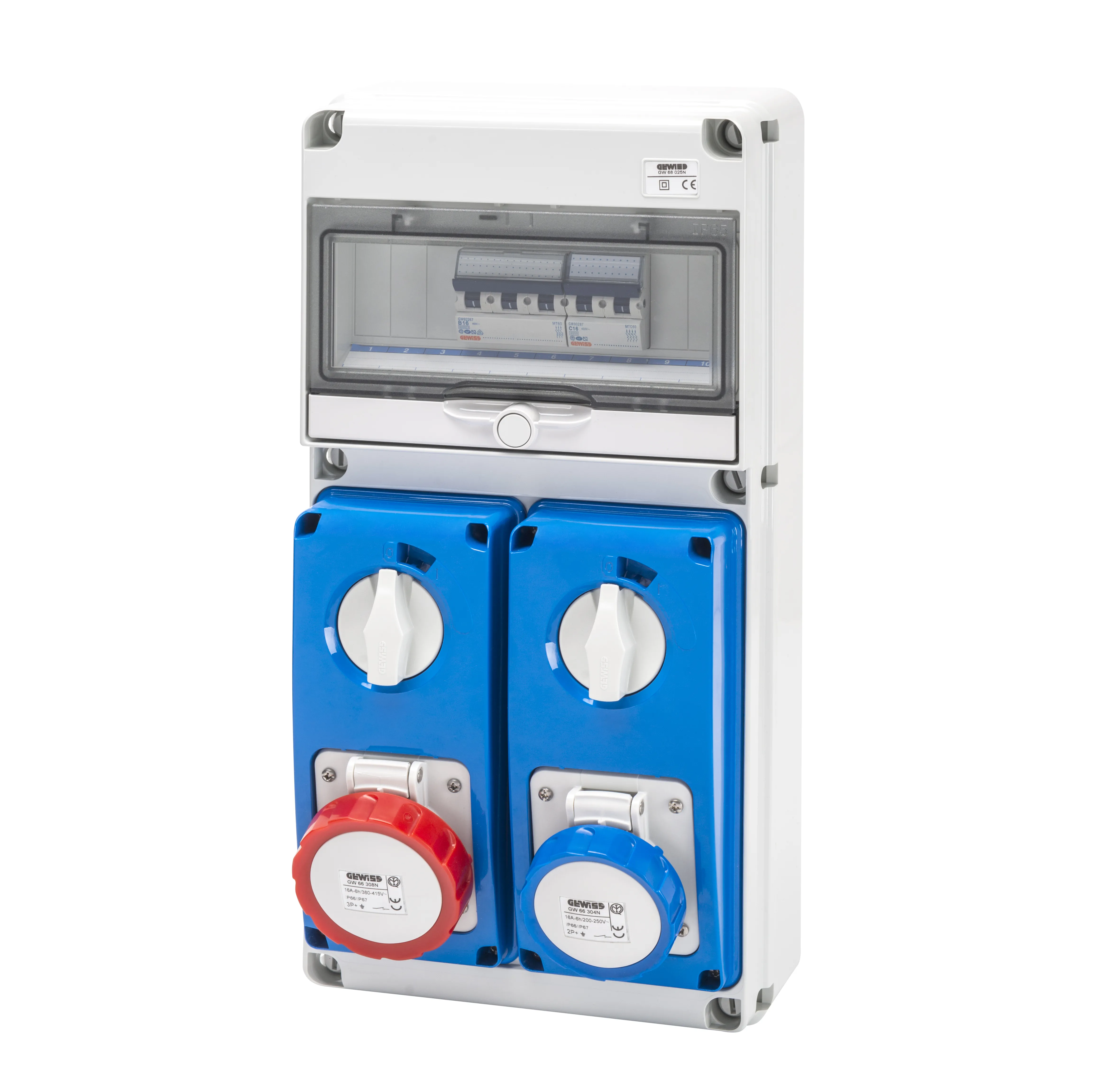 Tablou organiaze santier Q-Din 10 Module Asd 2 Iec 309 IP65 Gewiss GW68233N