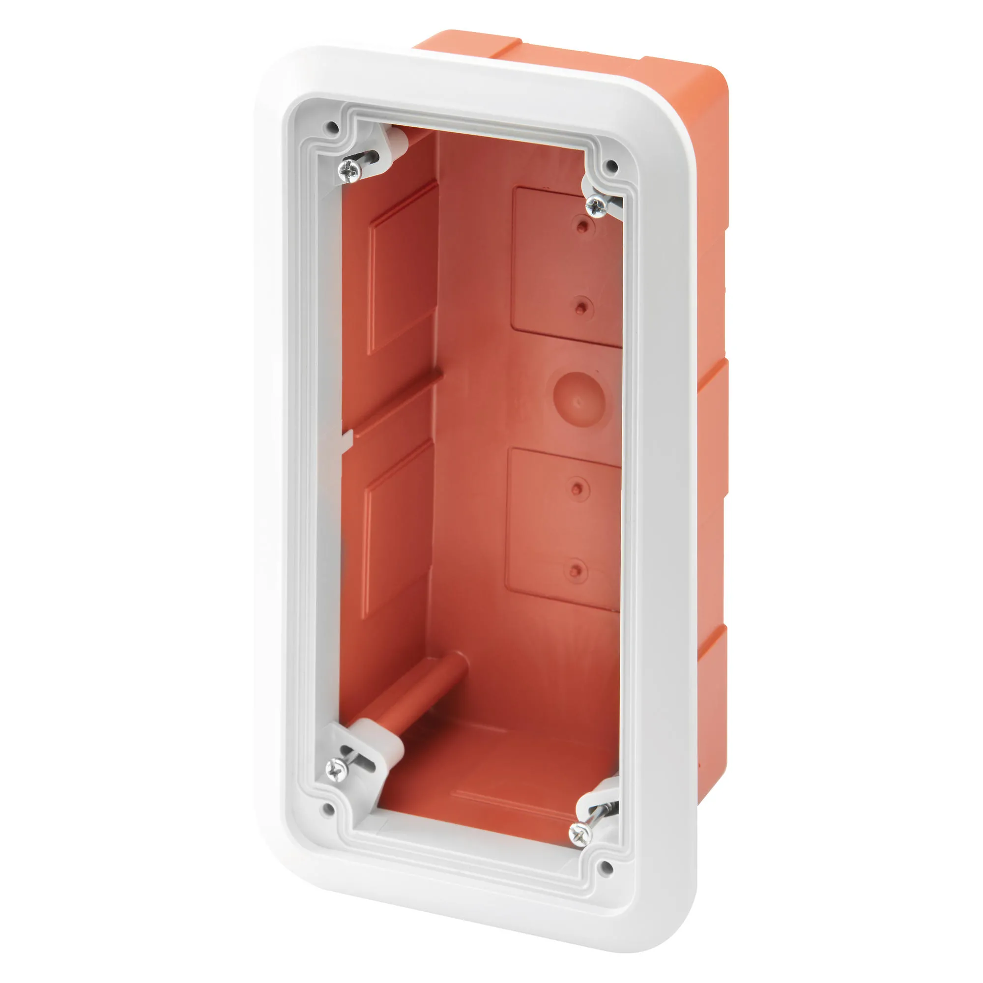 Cutie Cu Cadru Pentru Montarea La Nivel A Prizelor Fixe Verticale 16/32A Sbf IP55 Gewiss GW66683N