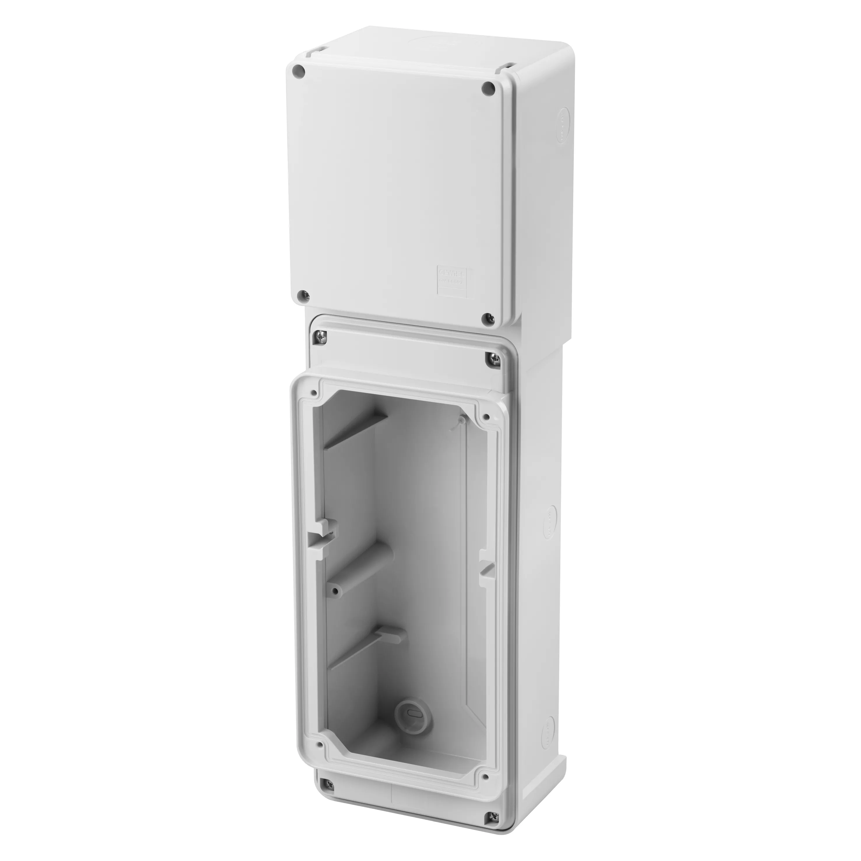 Baza Modulara Pentru Montarea Combinata A Prizei Cu Interblocare Verticala 1 Priza 63A Cbf IP55 Gewiss GW66693