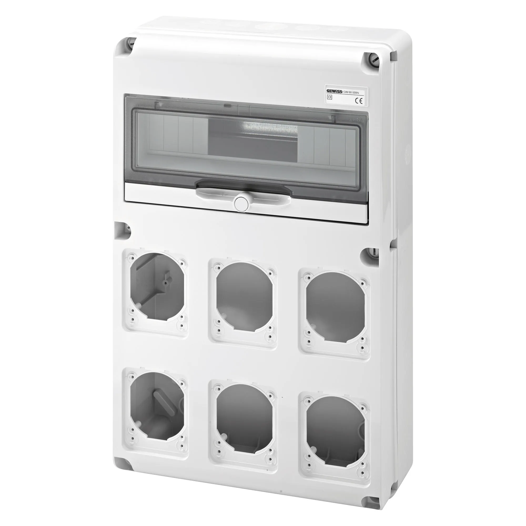 Tablou organiaze santier Q-Din 14 Module 6 Flanse Iec 309 16/32A IP44/67 IP65 Gewiss GW68008N