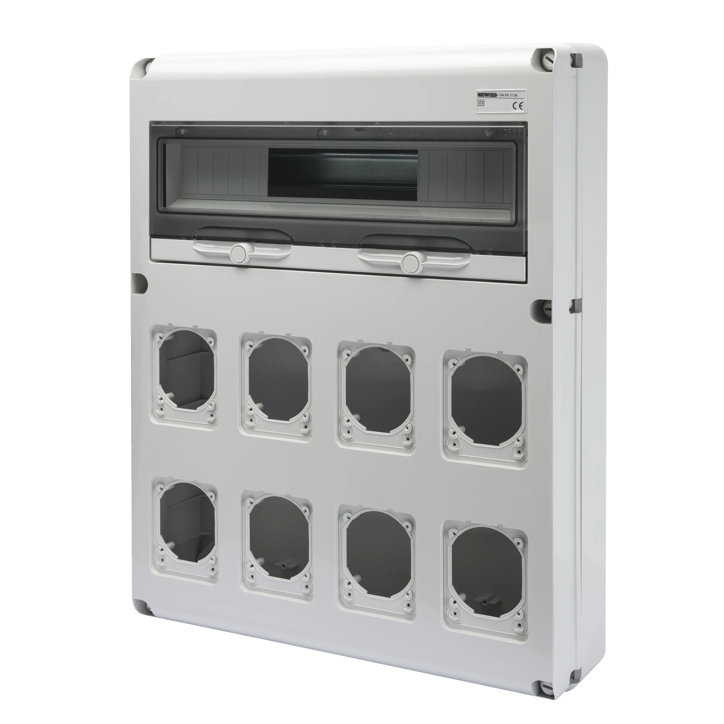 Tablou organiaze santier Q-Din 20 Module 8 Flanse Iec 16/32A IP44/67 IP65 Gewiss GW68013N