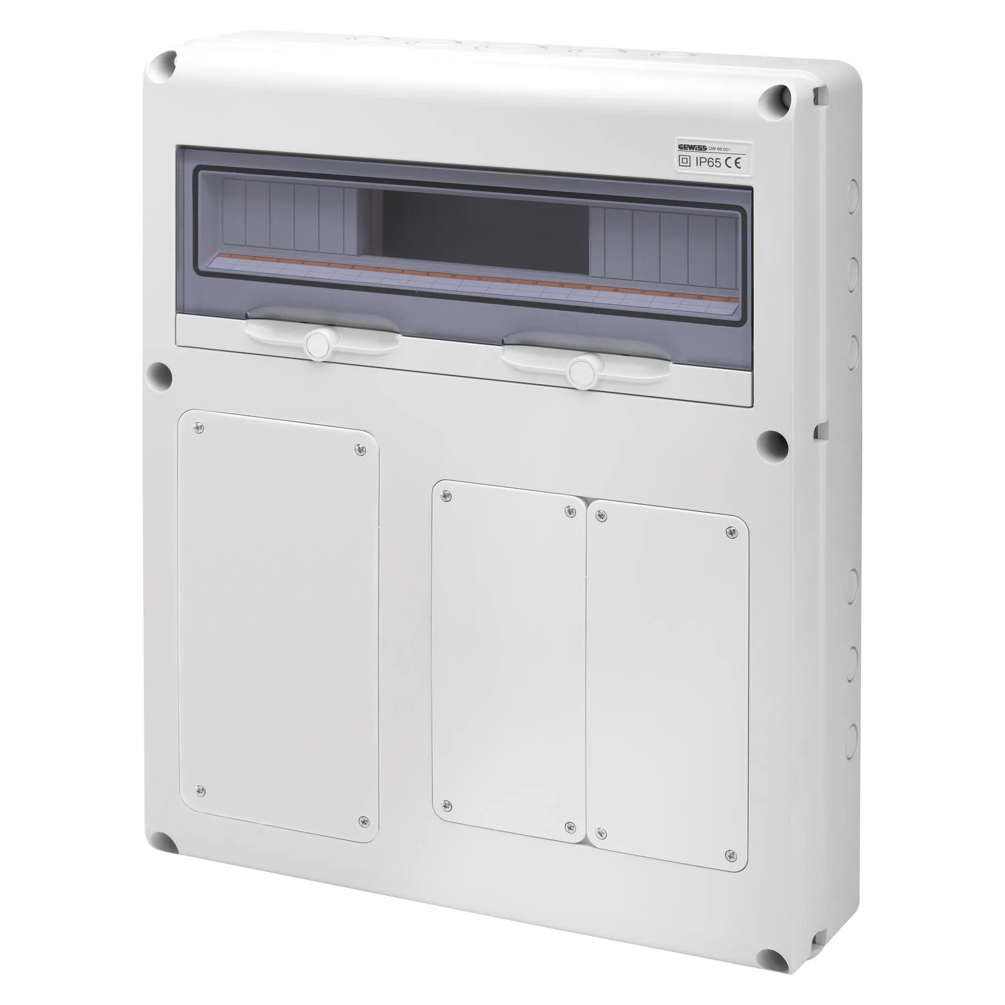 Tablou organiaze santier q-din 20 module 1 flansa ib vertical 63a ip67 + 2 ib vertical 16/32a ip67 ip65 gewiss gw68022n