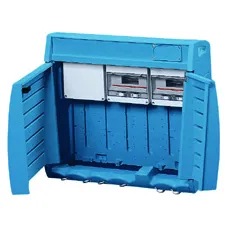 Bloc Terminal Q-Box Necablat Bloc Terminal Impamantare (2X25)+(10X10)Mm2 24 Module En 50022 Gewiss GW68466