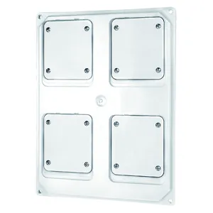 Qmc16/63 Panou Cu Flansa 4 Flanse De Montare Incastrate 16/32A Alb Gewiss GW68748W