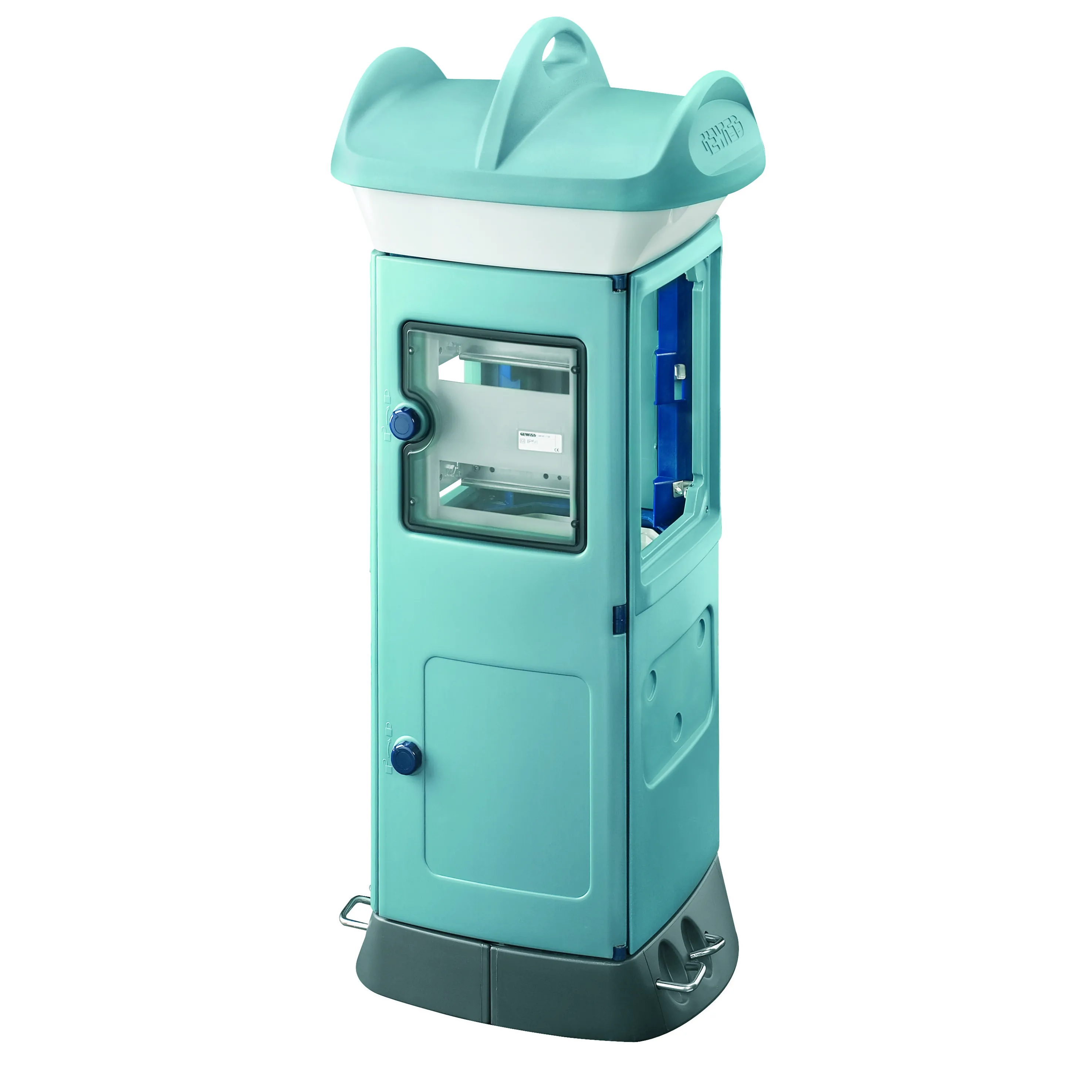 Qmc63b necablat bifacciale partea a 1 panou lateral b 1 panou azzurro gewiss gw68713a