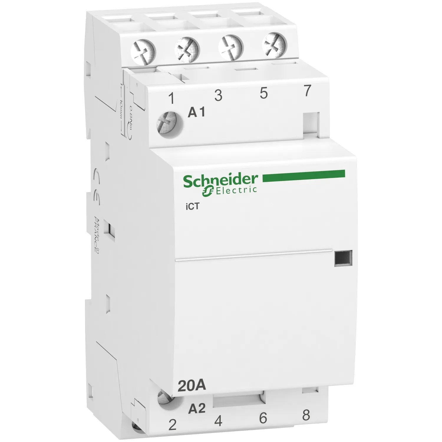 Contactor modular, Ict 20A, 4ND, 4 contacte normal deschise, Bobina 220/240V 50Hz, Schneider, A9C22824