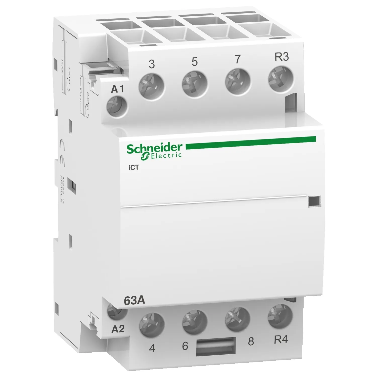 Contactor modular Ict 63A 4Ni 4 contacte normal inchise Bobina 220/240V 50Hz Schneider A9C20869