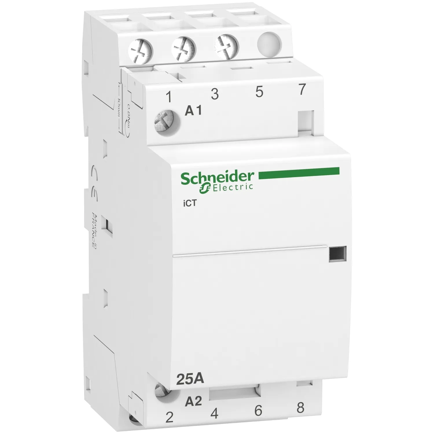 Contactor modular Ict 3 Poli 3ND 3 contacte normal deschise 25A Bobina 220 240 V C.A. Schneider A9C20833