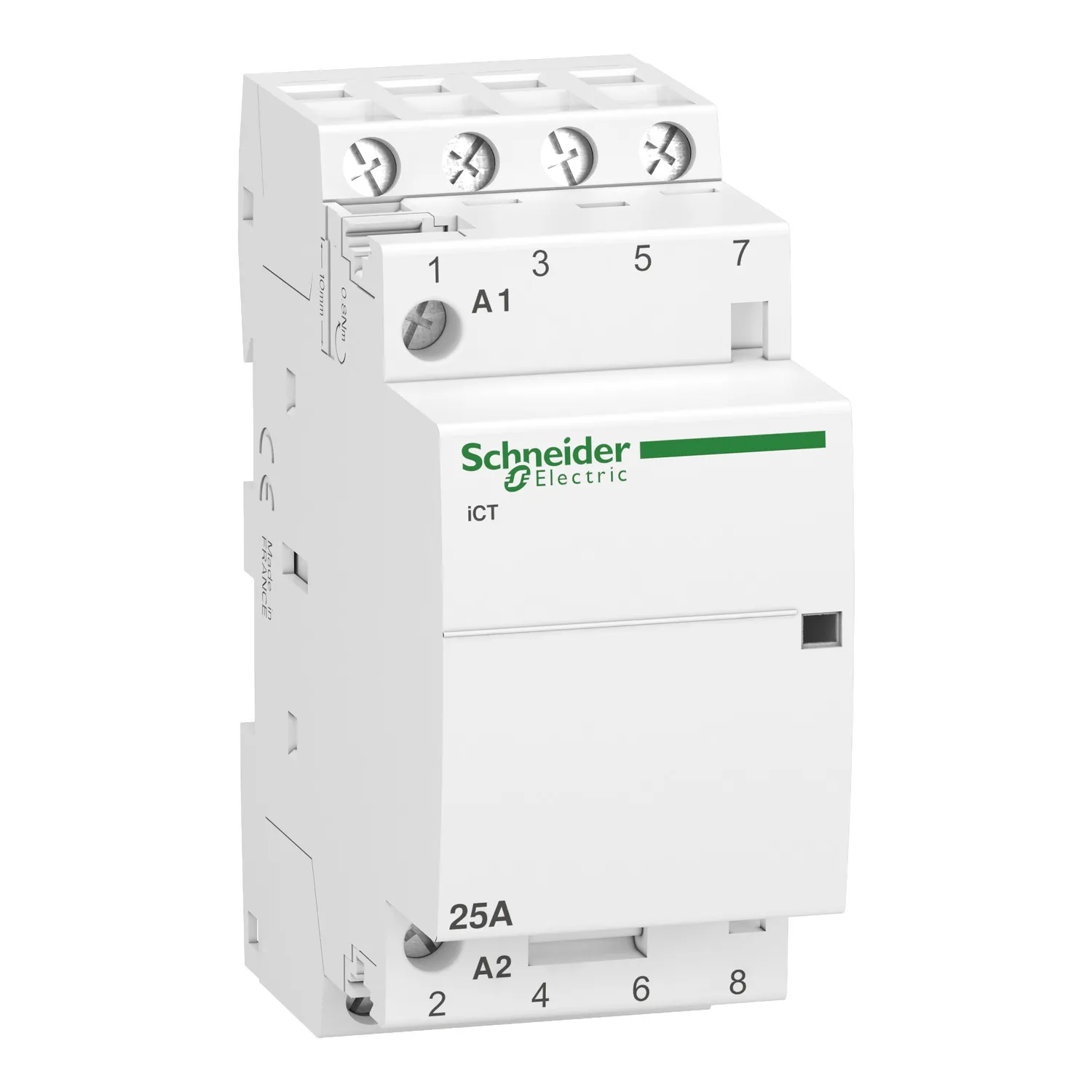 Contactor modular Ict - 4 Poli 25A 4ND 4 contacte normal deschise Bobina 220/240 V C.A. Schneider A9C20834