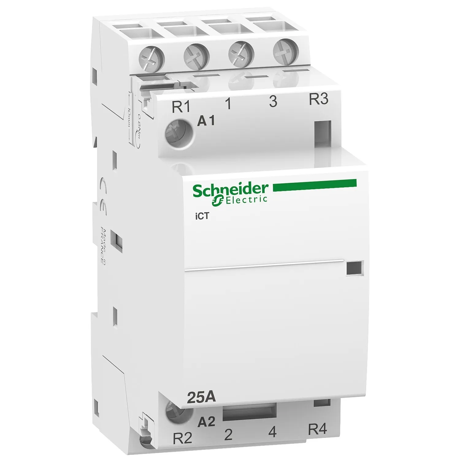 Contactor modular Ict 25A 2ND+2NI 2 contacte normal deschise + doua contacte normal inchise Bobina 220/240V 50Hz Schneider A9C20838