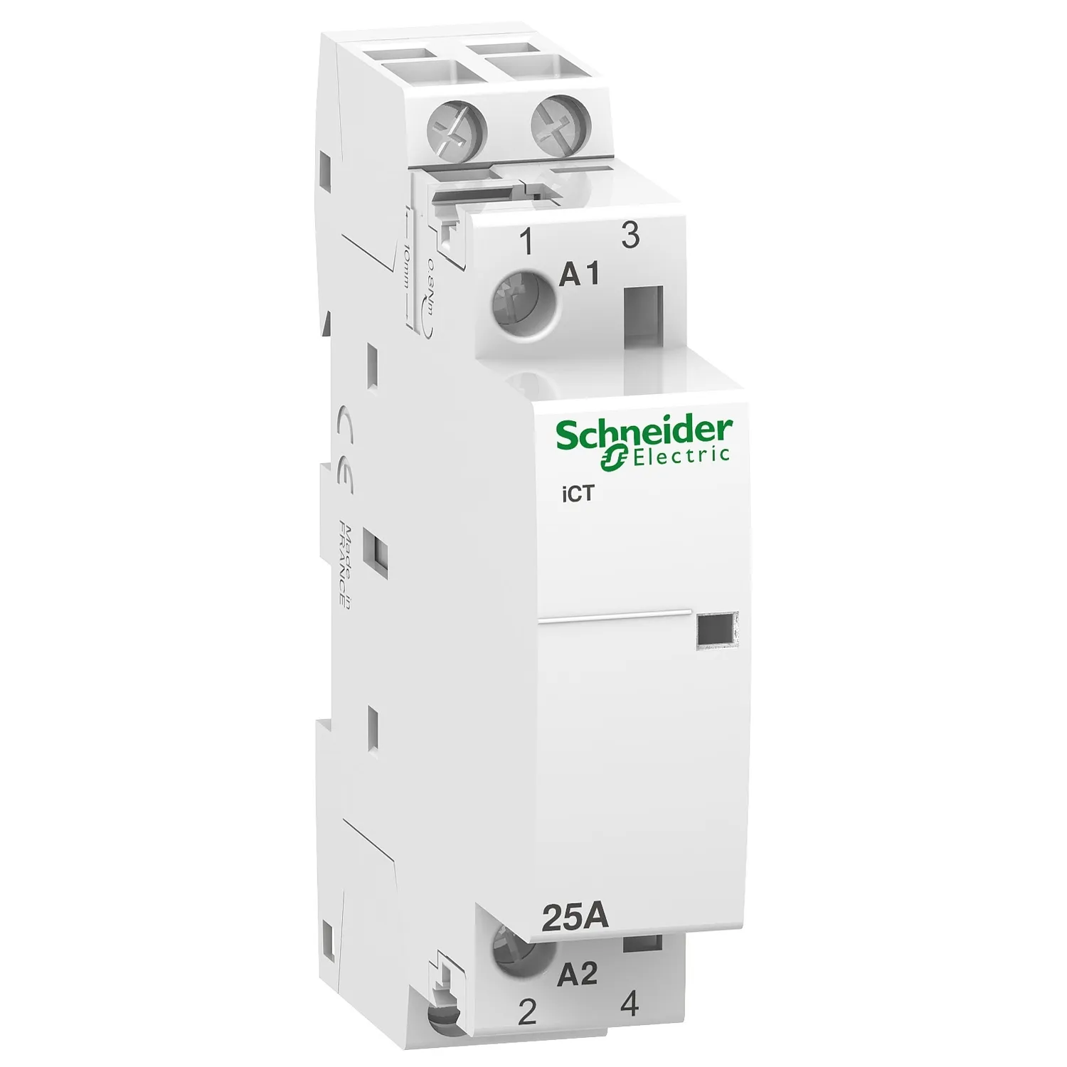Contactor modular 25A Acti9 iCT 2ND 2 contacte normal deschise Bobina 230-240V 50Hz Schneider A9C20732