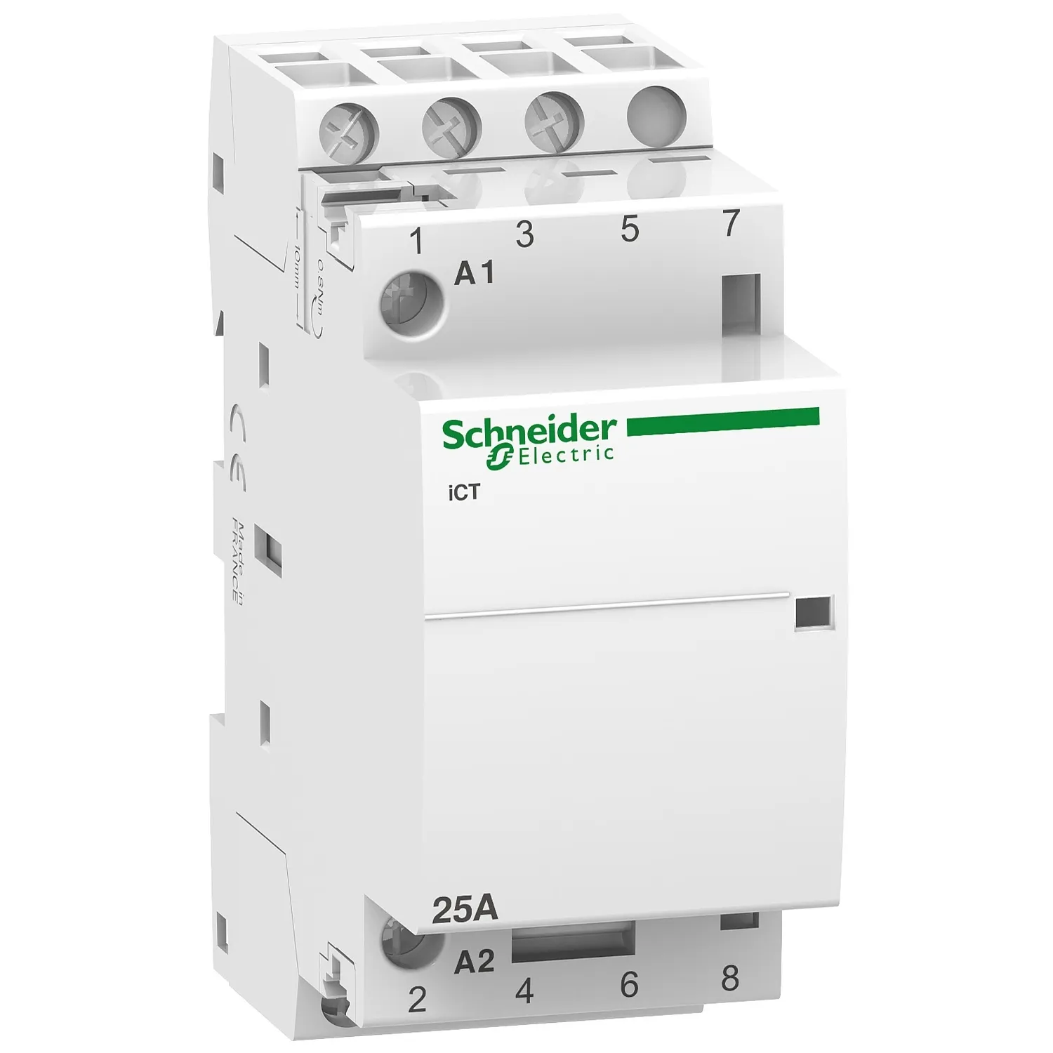 Contactor modular, iCT 25A, 3ND, 3 contacte normal deschise, Bobina 220, 240V 60Hz, Schneider, A9C20633