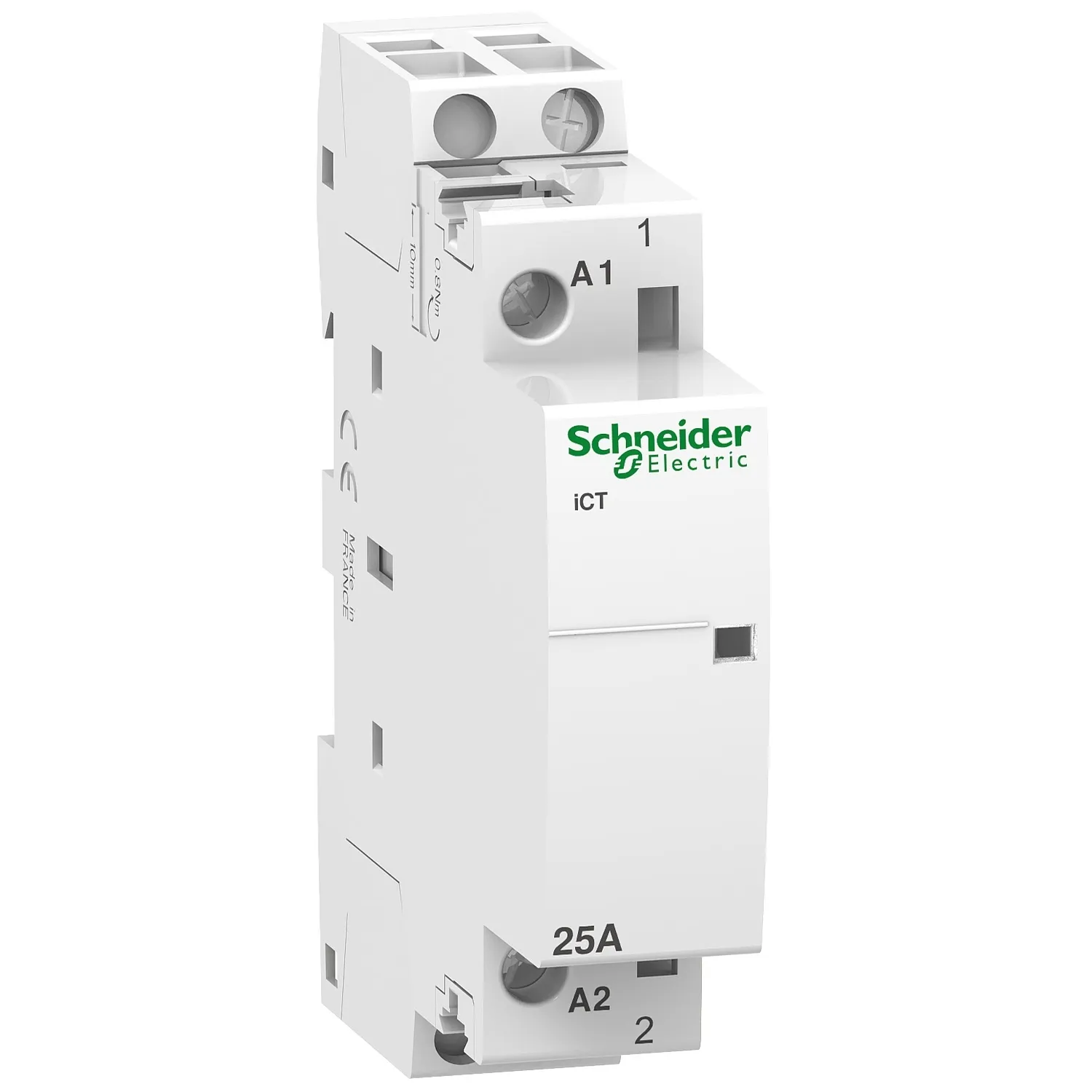 Contactor modular, ict 25a, 1nd, un contact normal deschis, bobina, bobina 220v 50hz, schneider, a9c20531
