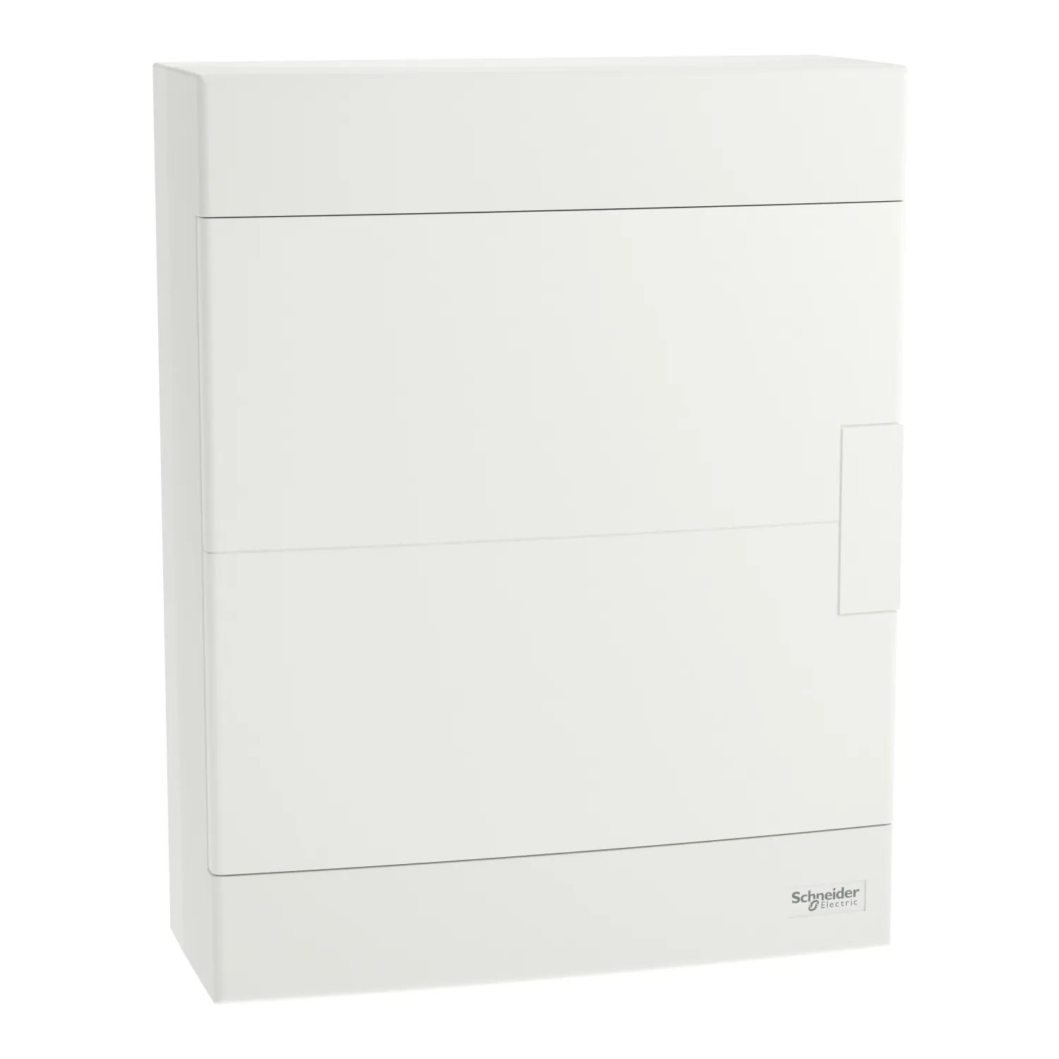 Easy9EU, Cofret cu montaj aparent, 2x12 Module, usa alba, cu 2 blocuri terminale EZ9EUD212