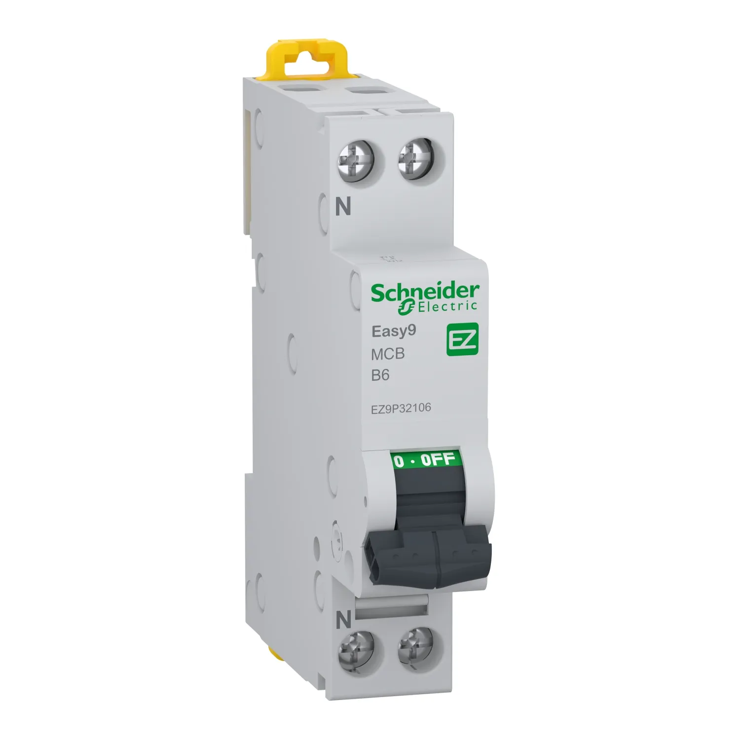 Easy9 Intreruptor automat 1P+N 4500 Curba B 6A EZ9P32106