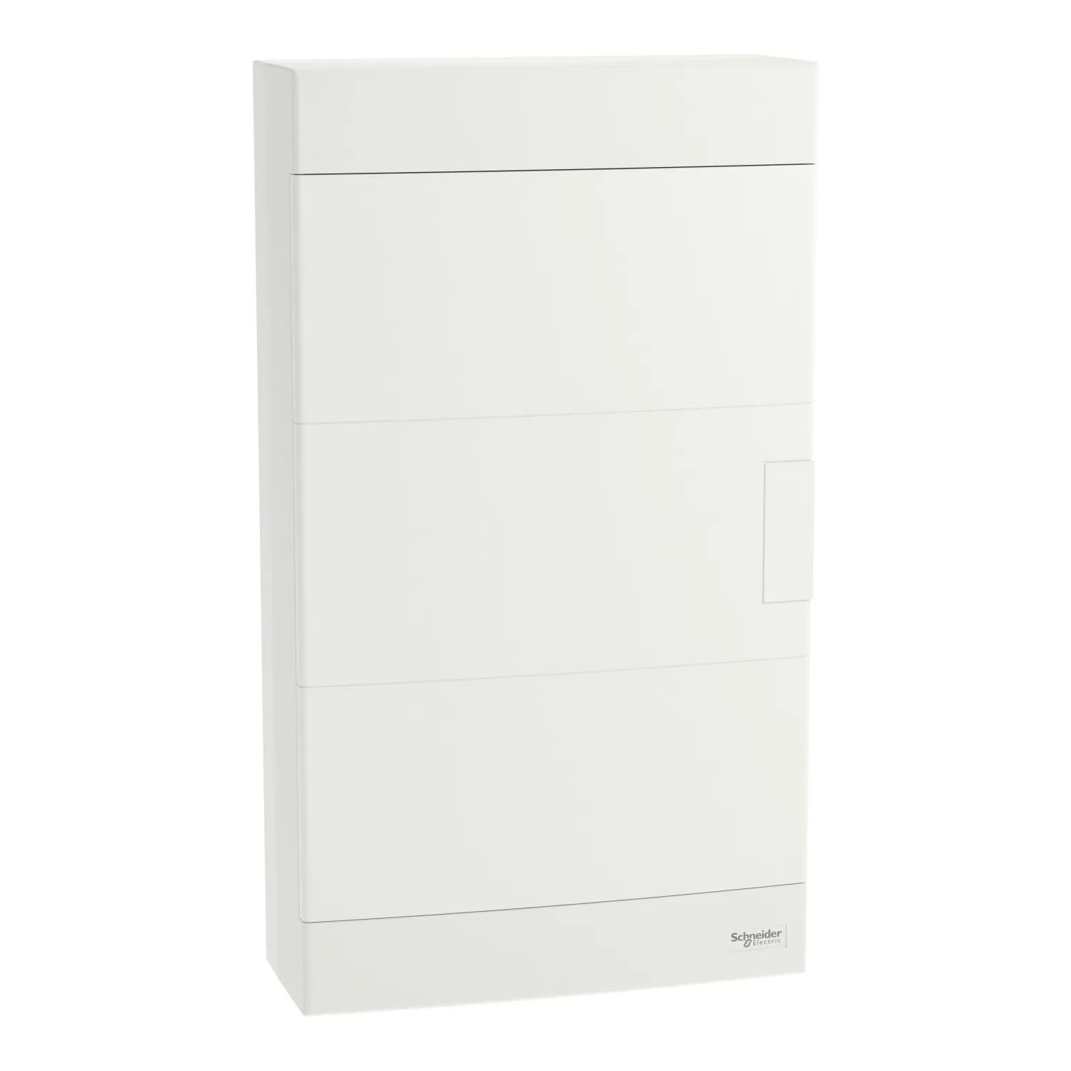 Easy9EU, Cofret cu montaj aparent, 3x12 Module, usa alba, cu 2 blocuri terminale EZ9EUD312