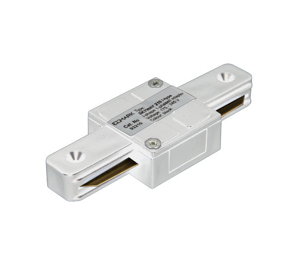 Adaptor Sina Aluminiu, Elmark, Alb, 2, Linii, 110, O, Singura, Faza, De, Tip I, 93110