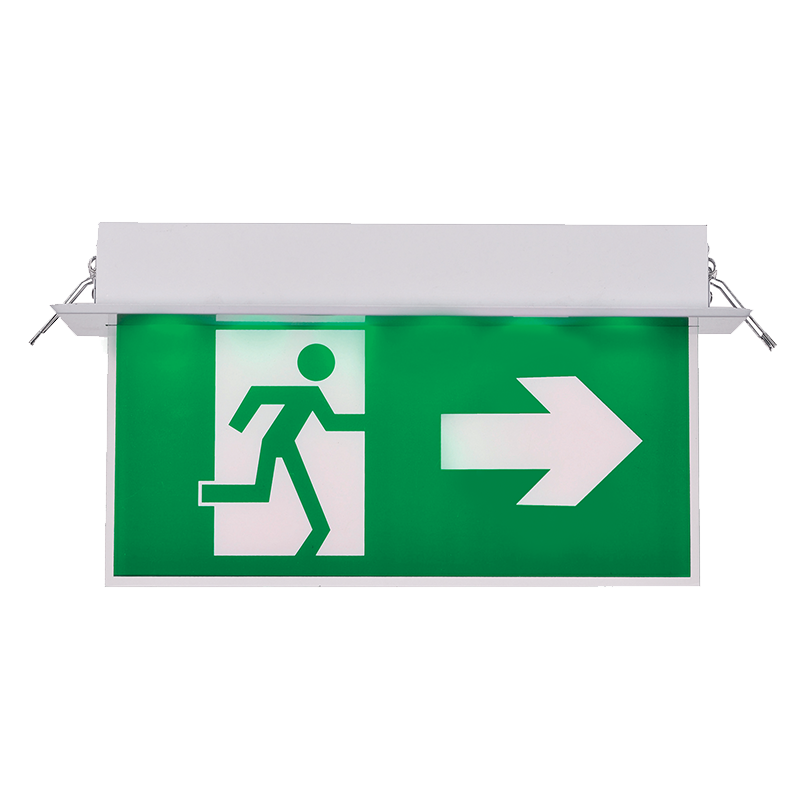AL3117  Lampa Exit sageata In Lateral / Plastic, Elmark, 9AL3117