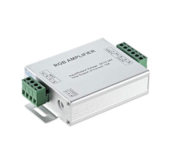 Amplificator, Pentru, Banda LED, RGB 12V 12A, Elmark, 99RGBAMPLIFIER