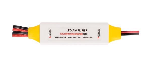 Amplificator, Profesional Pentru, Benzi LED MONOCROMATICE, 5-24V DC, 10A, IP63, Ultralux, PSCAMP