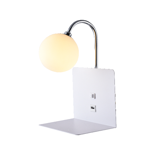Aplica, Elmark, Betty, 1Xg9, Cu, Usb, Alb, 955Betty1W/Wh