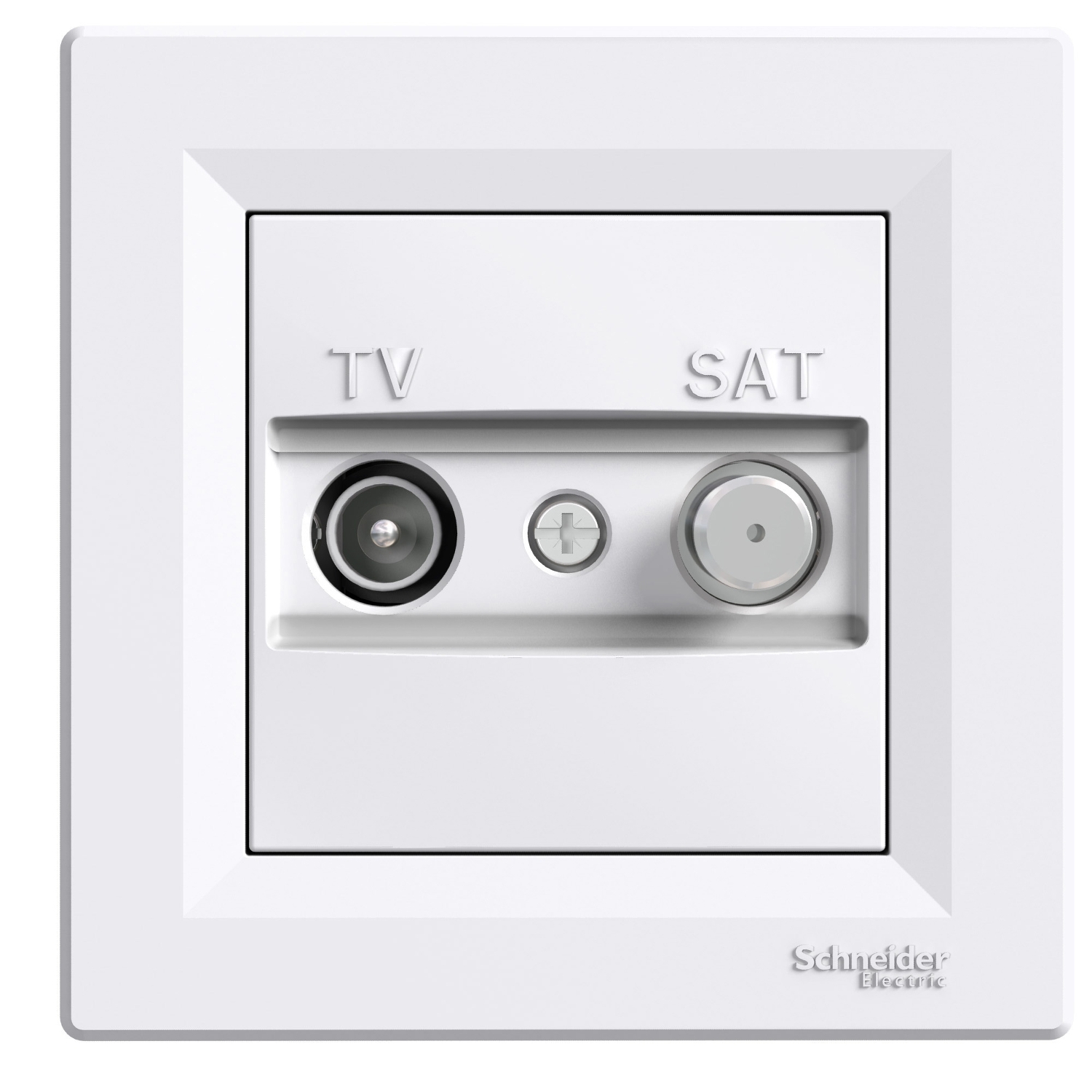 Asfora Priza Capat TV + SAT 1Db Alb Schneider EPH3400121