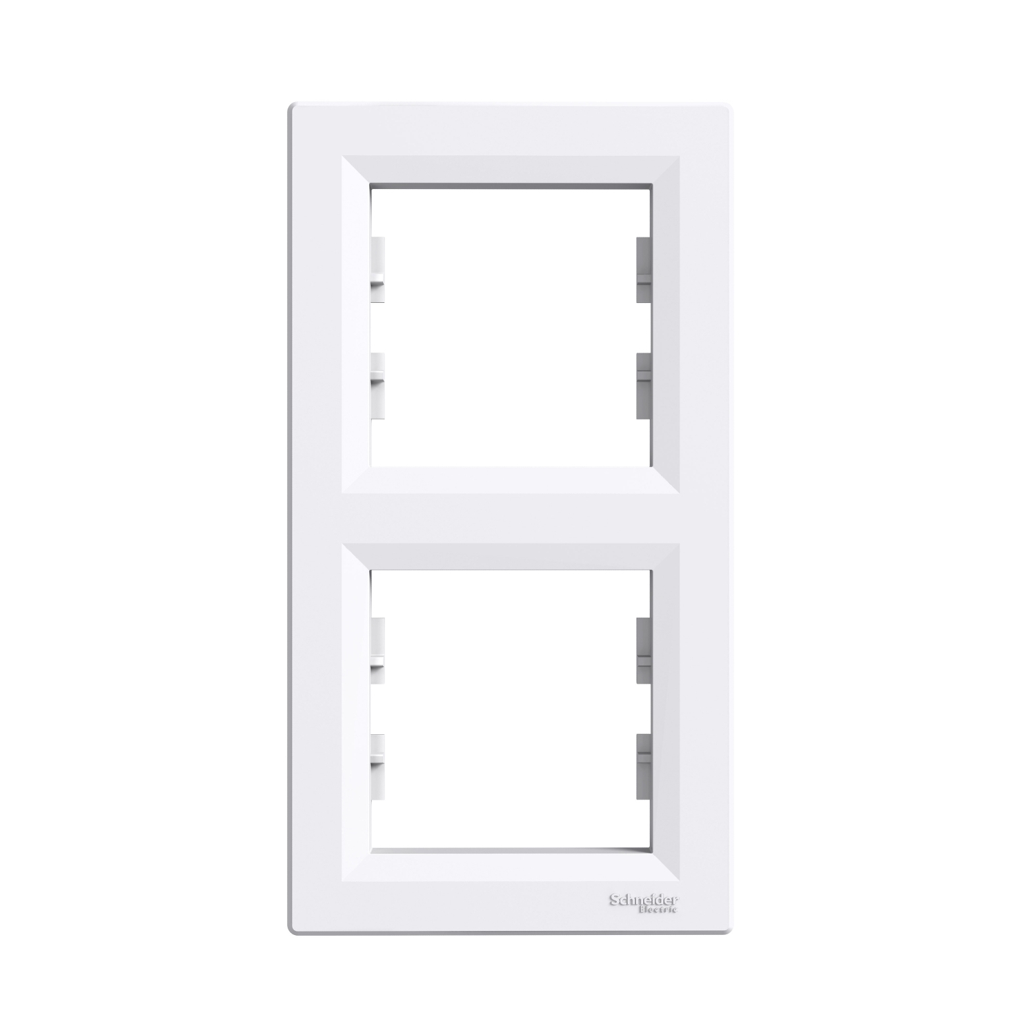 Asfora Rama 2 aparate Verticala Alb Schneider EPH5810221