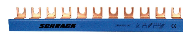 Busbar, cu, contacte, furca, 10mm² BSA90115--