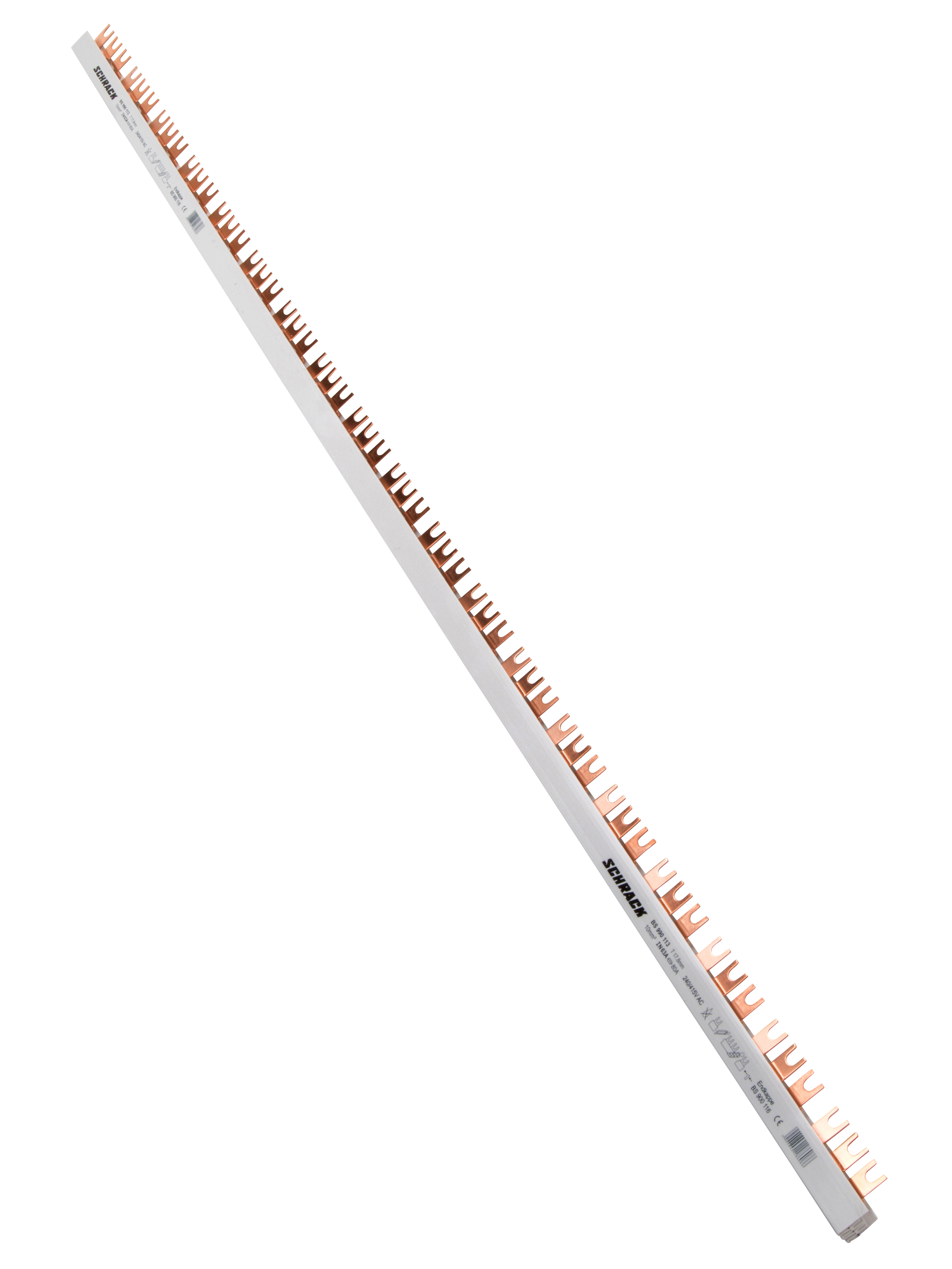 Busbar, cu, contacte, furcă, 10mm², 3P, 57UH BS990113--