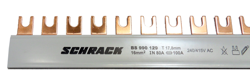 Busbar, cu, contacte, furca, L1, sau, L3, 16mm², 1m, 57UH BS990129--
