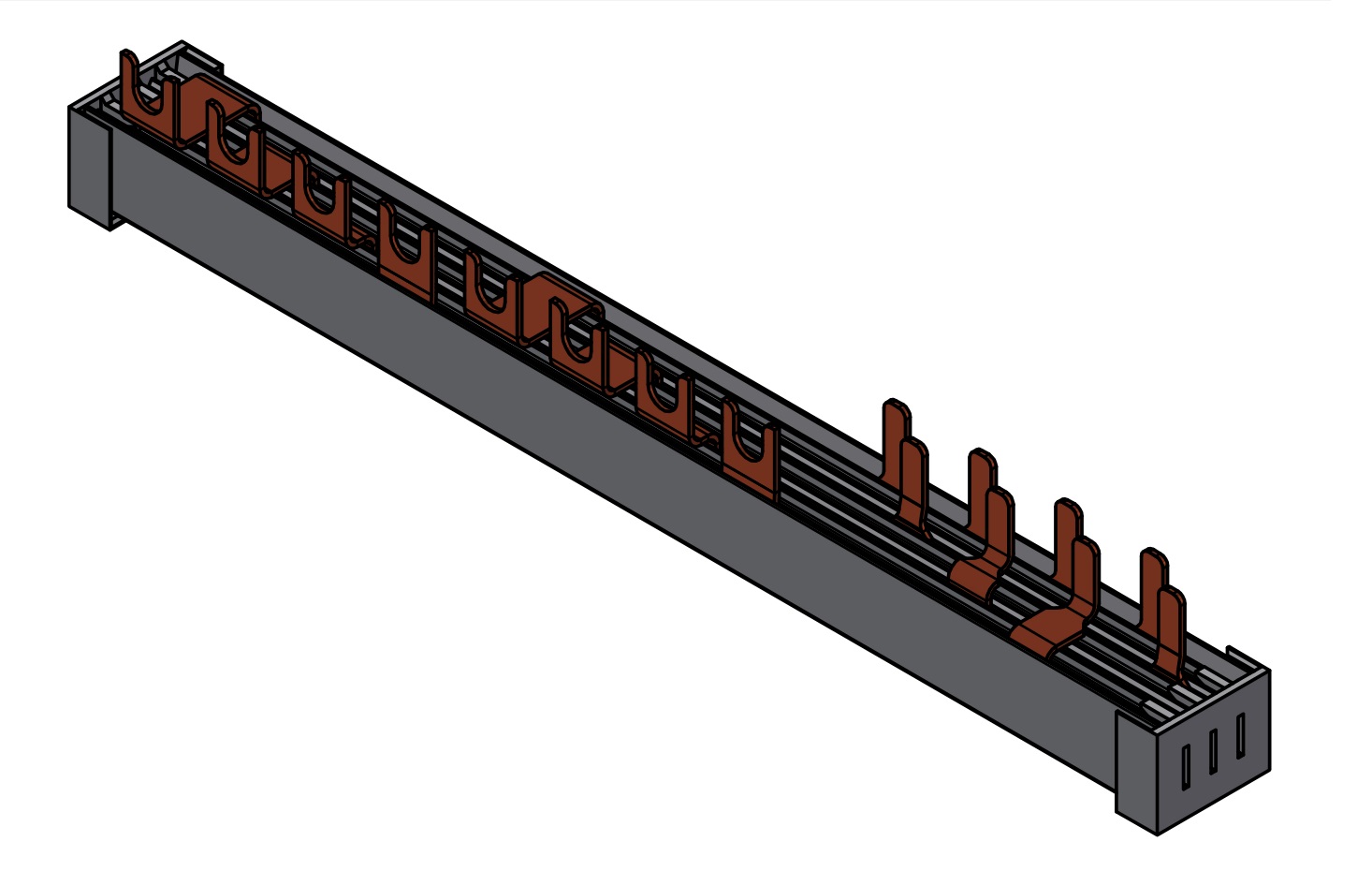 Busbar, pentru, diferențial, 4P, +, 1, Sig, Aut, 4P, +, 4, Sig, Aut, 1P+N BSA90164--