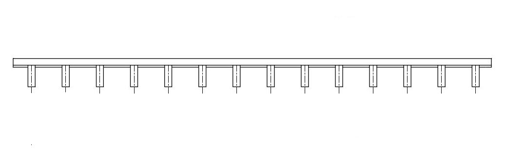 Busbar, 1P, 16mm², pin, 1m BSB00161-P
