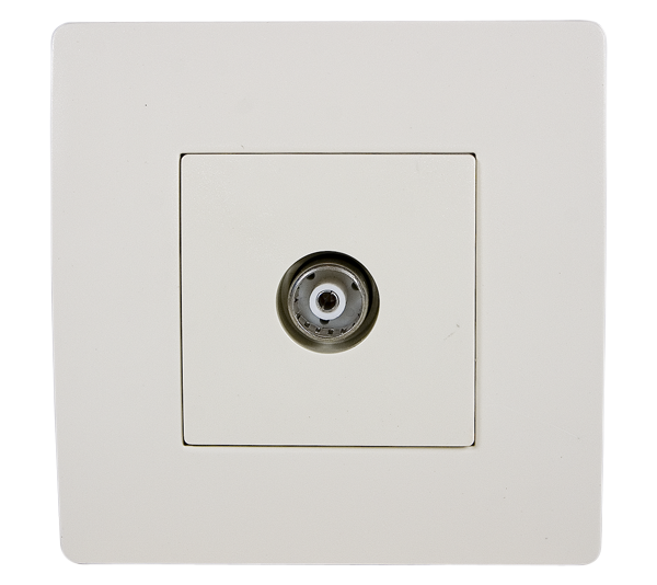 Basic Priza TV Crem Elmark 38361