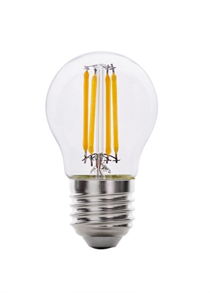 Bec LED, Cu Filament, Dimabil, 4W, E27, 4200K, Lumina neutra, Ultralux, LFG42742D
