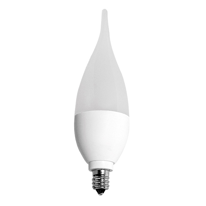 Bec LED, tip flacara, 5W, E14, Lumina Calda (**Cantitate minima de comanda 10 buc**), Ultralux, LF51427 