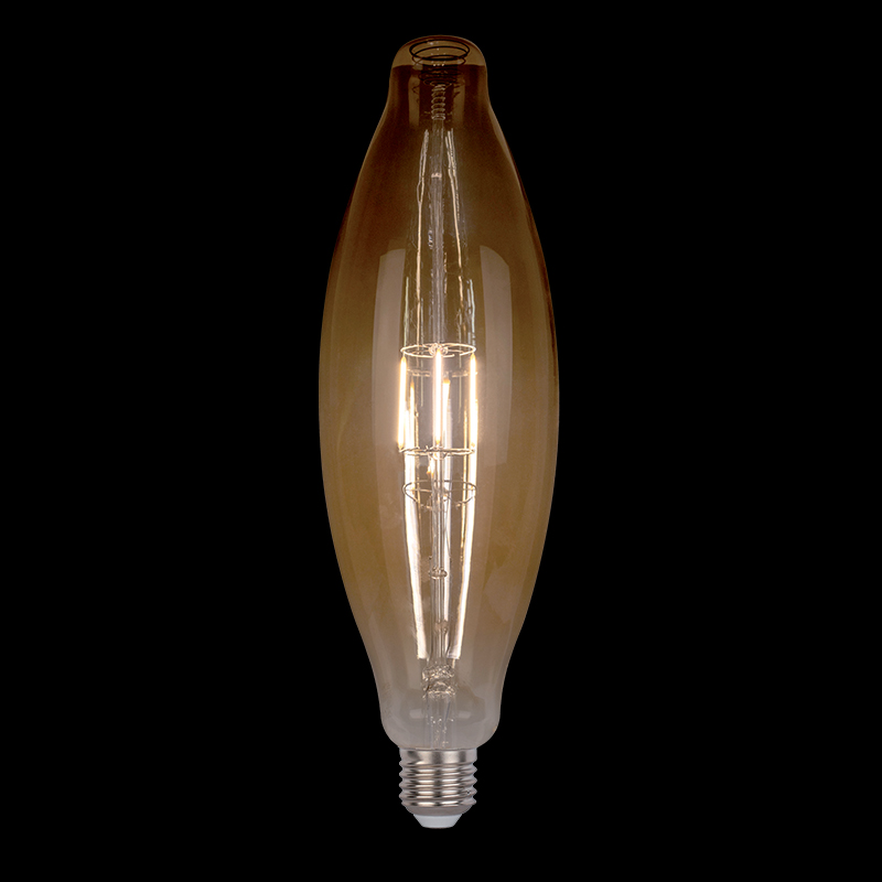 Bec LED, Vintage, Dimabil 8W E27  2800-3200K AURIU D:125, Elmark, 99LED863G