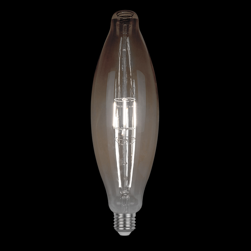 Bec LED, Vintage, Dimabil 8W E27 2800-3200K FUMURIU D:125, Elmark, 99LED863S