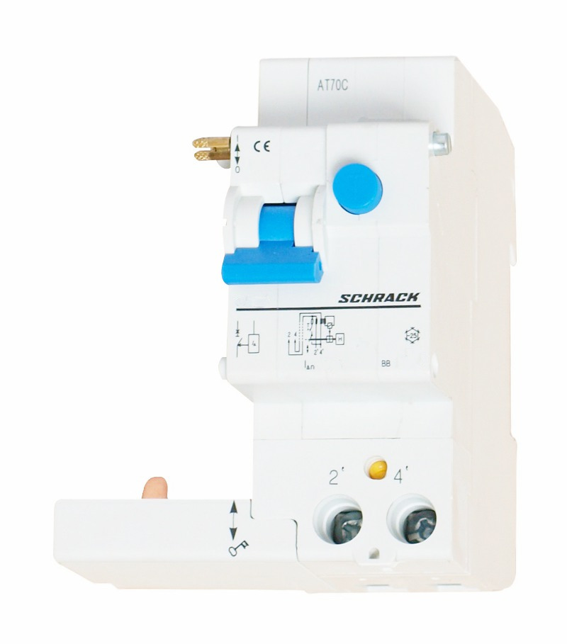 Bloc, protectie, diferentiala, clipsabila, schrack, tip a, bipolar, 2p, 125a, 30ma