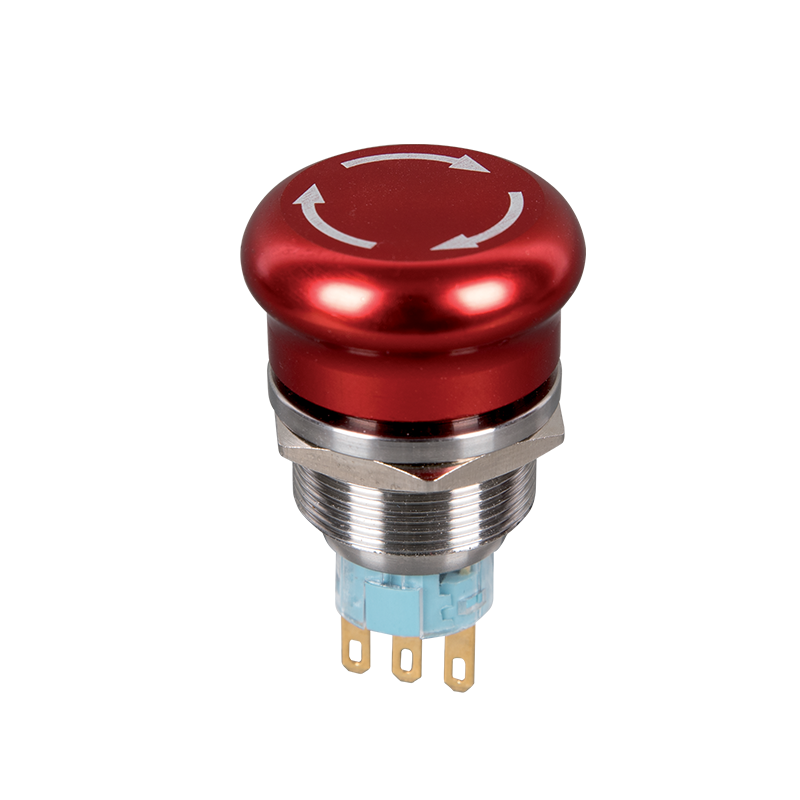 Buton ciuperca rosu EL-2211T 1NO+1NC IP65  401546, Elmark