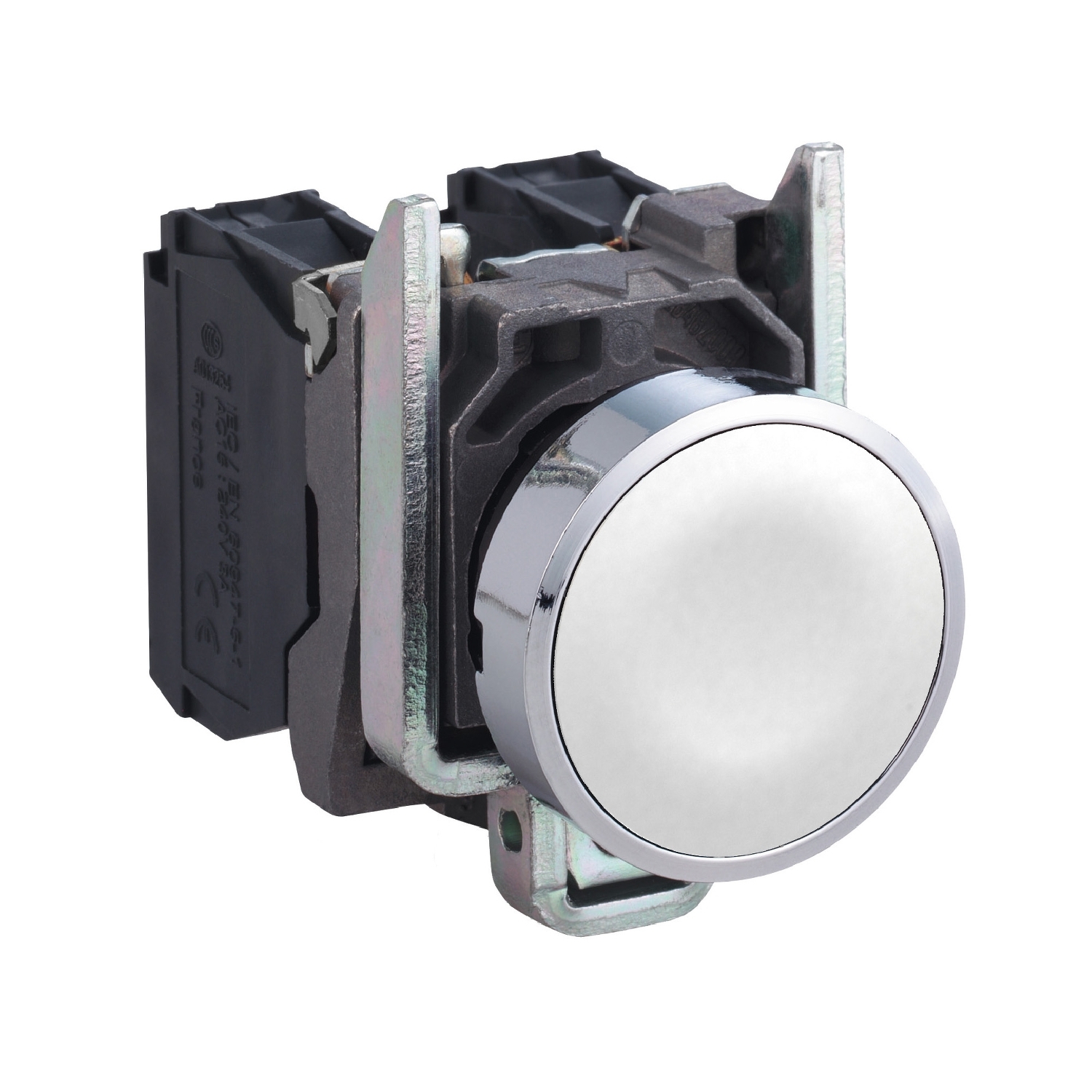 Buton Cu Revenire,Alb,1Nd, Schneider, XB4BA11 