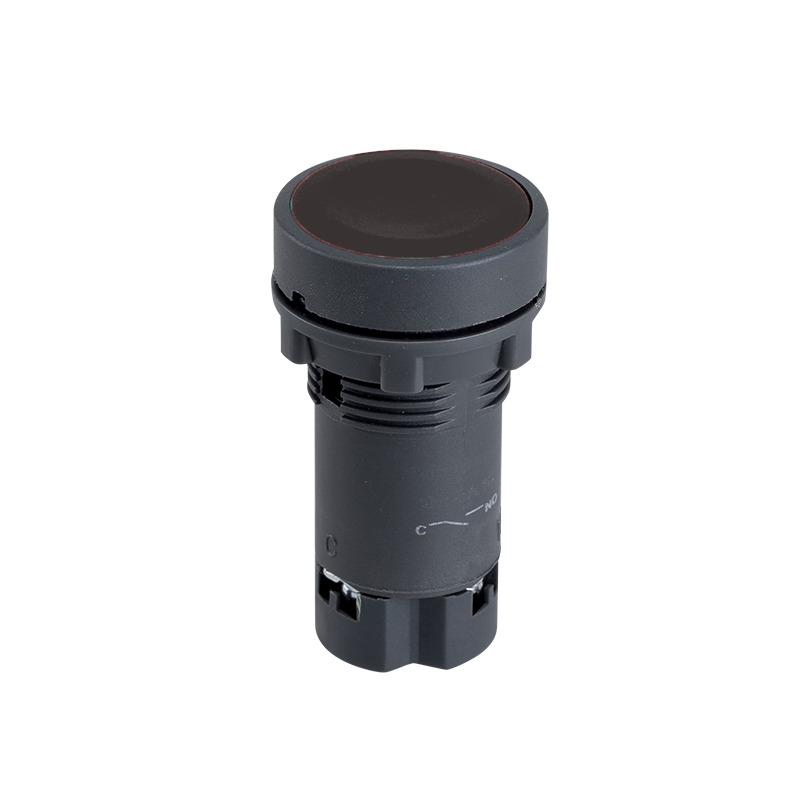 Buton negru cu revenire EL-EA25 1NO+1NC  401025, Elmark