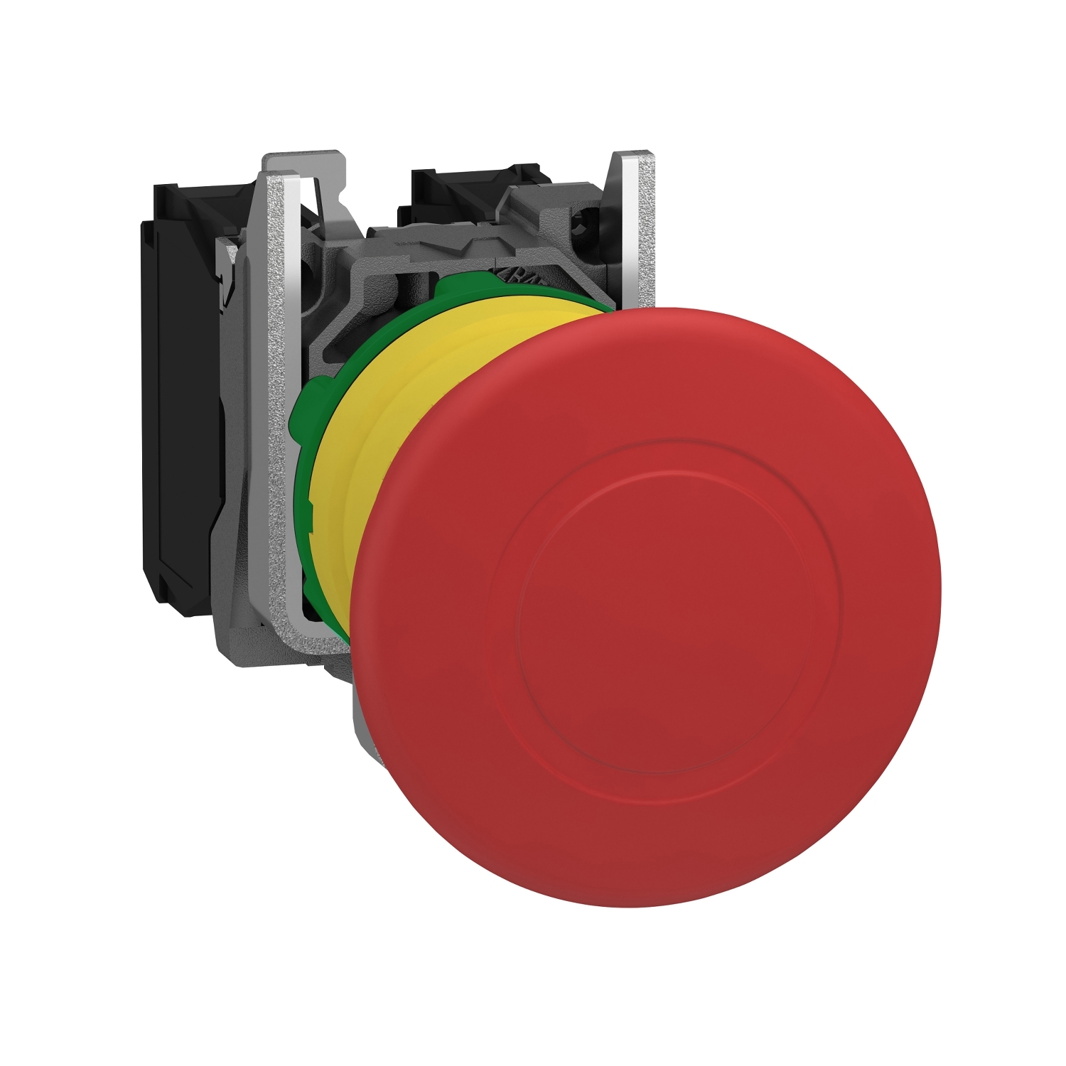Buton Oprire De Urgenta Ø 22 - Ciuperca Ø 40 Mm - Rosu - Apas./Trag. - 1 No+1 Nc, Schneider, XB5AT845