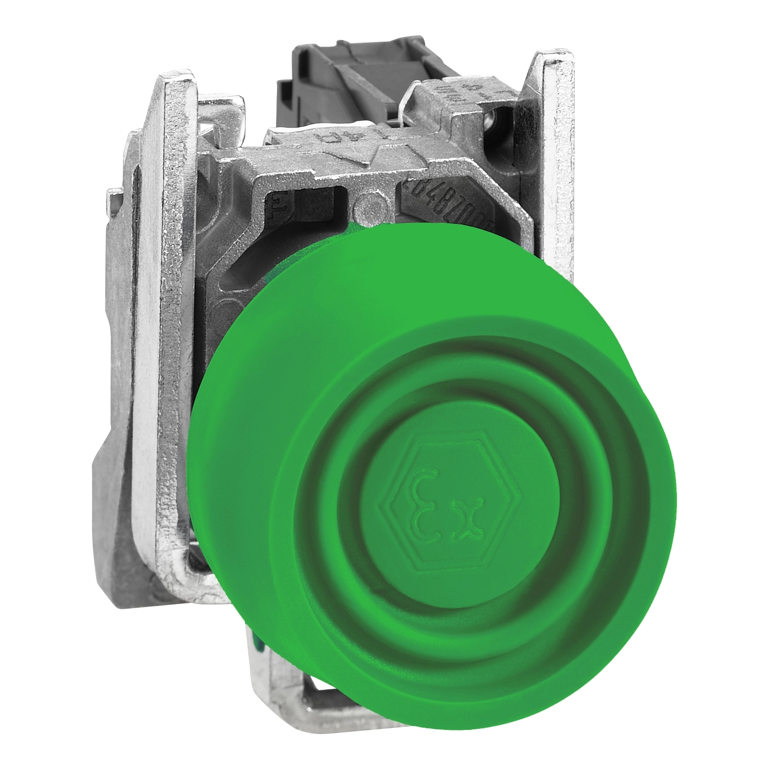 Buton Verde  Ø 22 - Revenire Cu Arc - 1 No - Atex, Schneider, XB4BPS31EX
